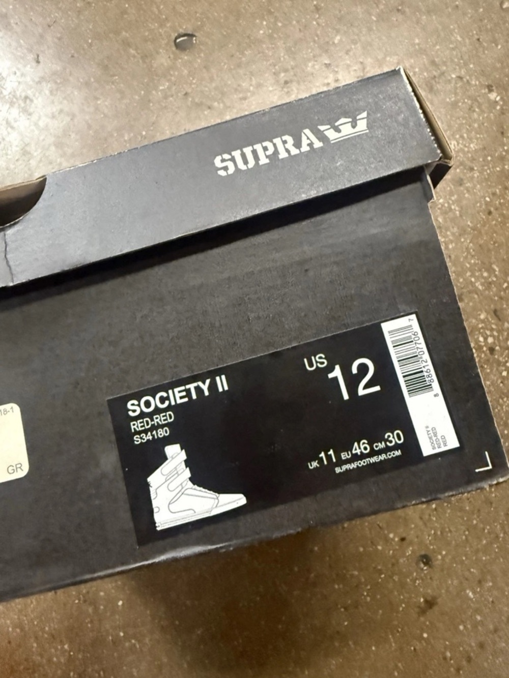 Supra Society 2 High Top Shoes Men’s Size 12 TK Skateboarding Skytop Muska Y2K - Picture 10 of 11